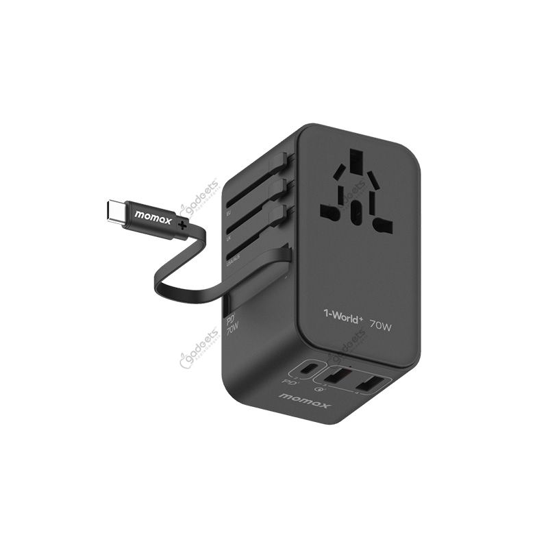 Momax UA18 1-World+ Universal Travel Power Adapter-70W