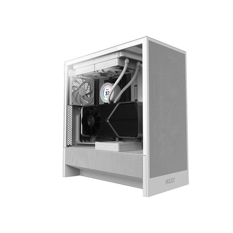 NZXT H5 Flow Mid Tower ATX Gaming Desktop Casing