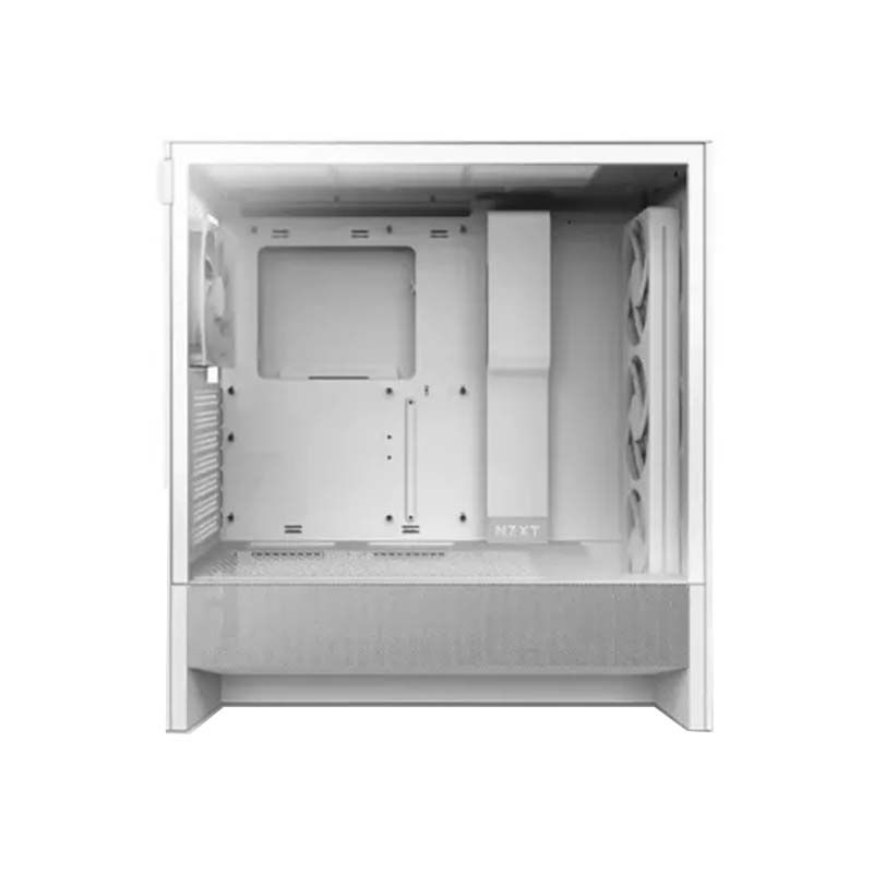 NZXT H5 Flow RGB Compact Mid Tower ATX Gaming Desktop Casing