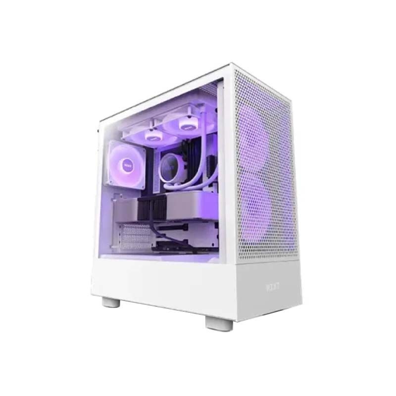 NZXT H5 Flow RGB Mid Tower ATX Gaming Desktop Casing