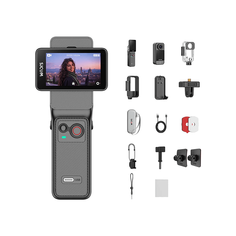 SJCAM C400 Pro 4K 24MP 3-in-1 Handheld Action Camera