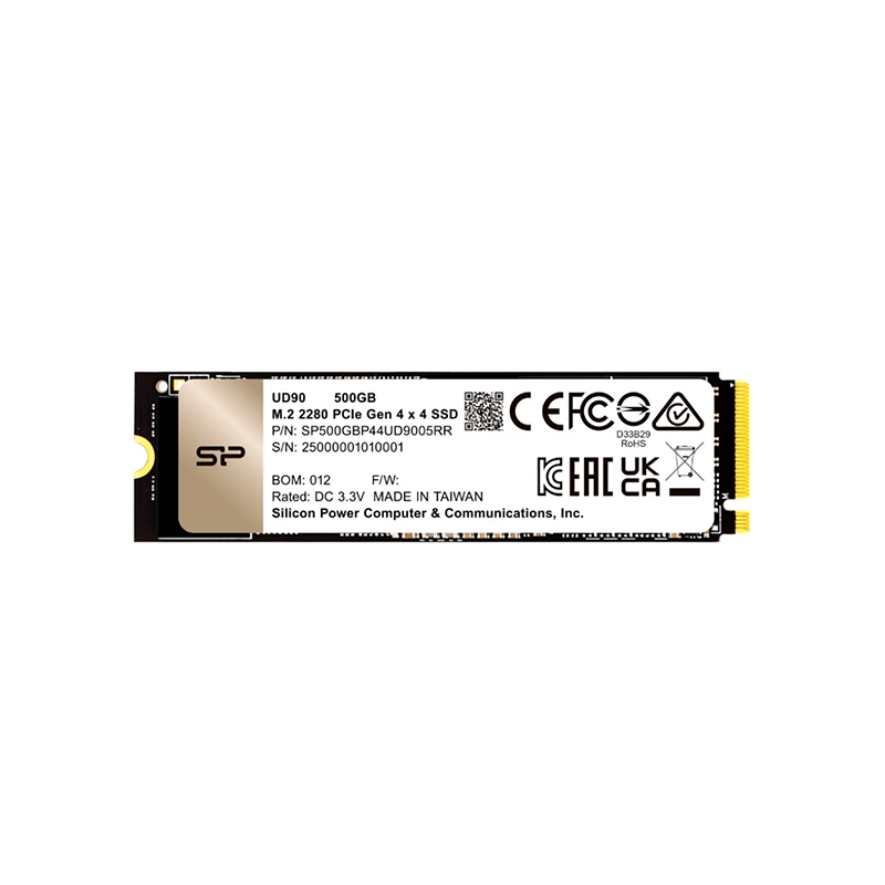 Silicon Power UD90 500GB M.2 2280 PCIe NVMe Gen4x4 SSD
