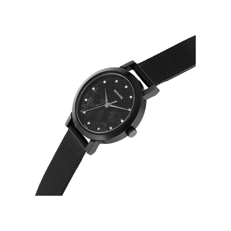 Sonata Quartz 8174NM02 Analog Stainless Steel Strap Women's Watch