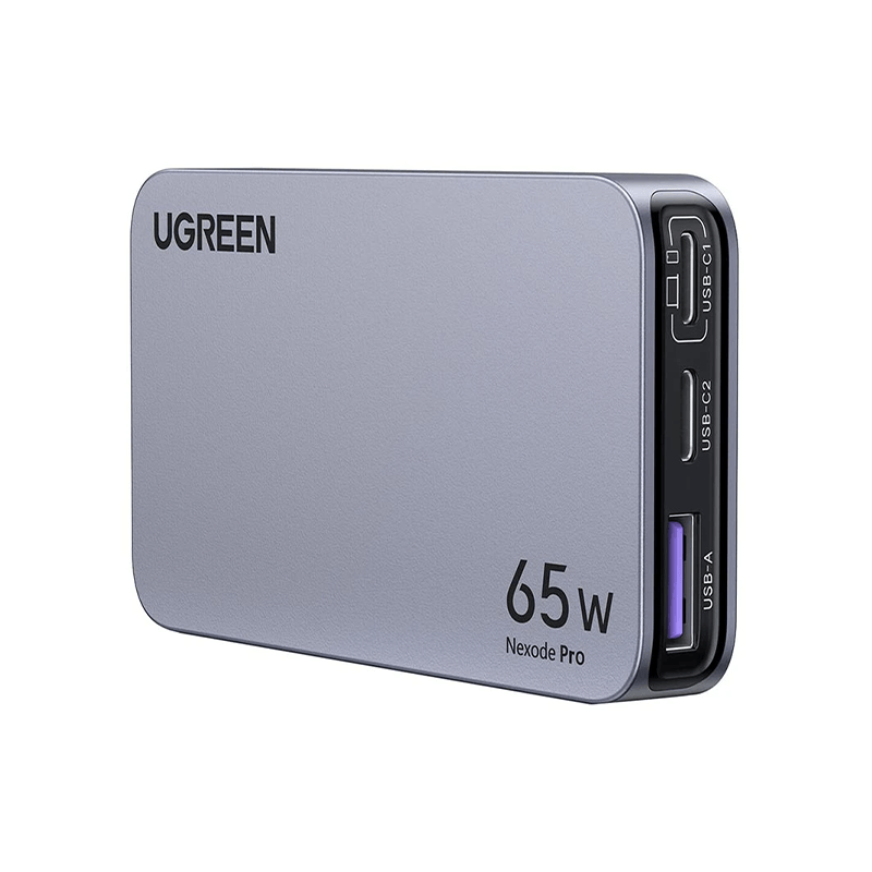 UGREEN Nexode Pro X753 15817 3-Port GaN Ultra-Slim Fast Charger Adapter - 65W