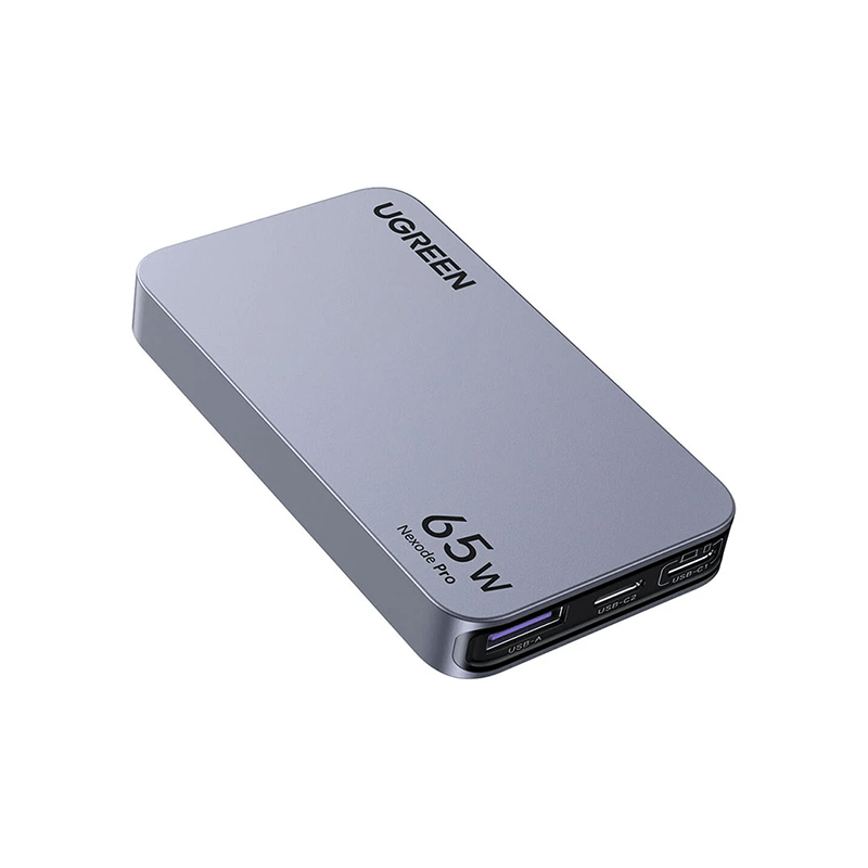 UGREEN Nexode Pro X753 15817 3-Port GaN Ultra-Slim Fast Charger Adapter - 65W