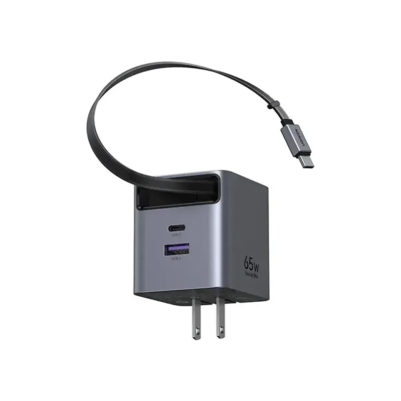 UGREEN Nexode X615 65824 GaN Fast Charger Adapter with Retractable Cable - 65W