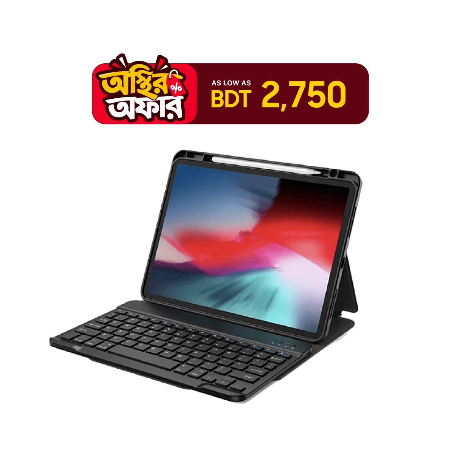 WiWU Protective Keyboard Case for iPad