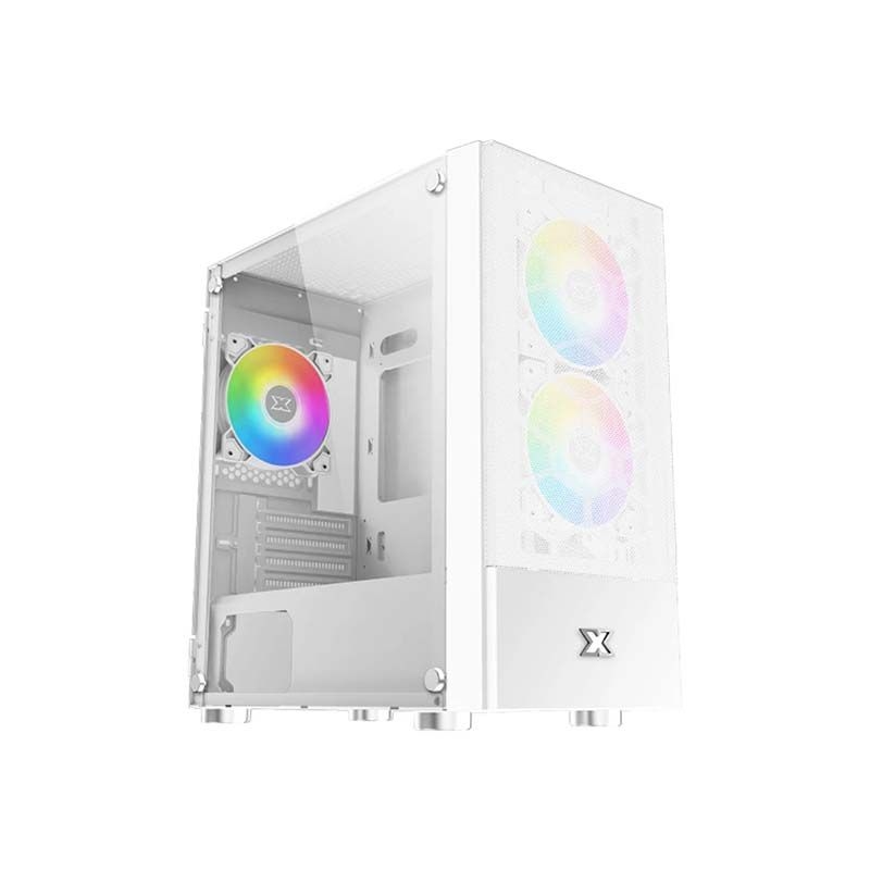Xigmatek Oreo Arctic Tempered Glass Mini Tower mATX Gaming Casing