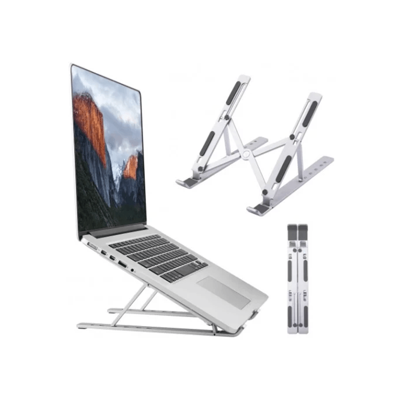 Adjustable & Foldable 10" to 17.5" 6 Angles Laptop Stand