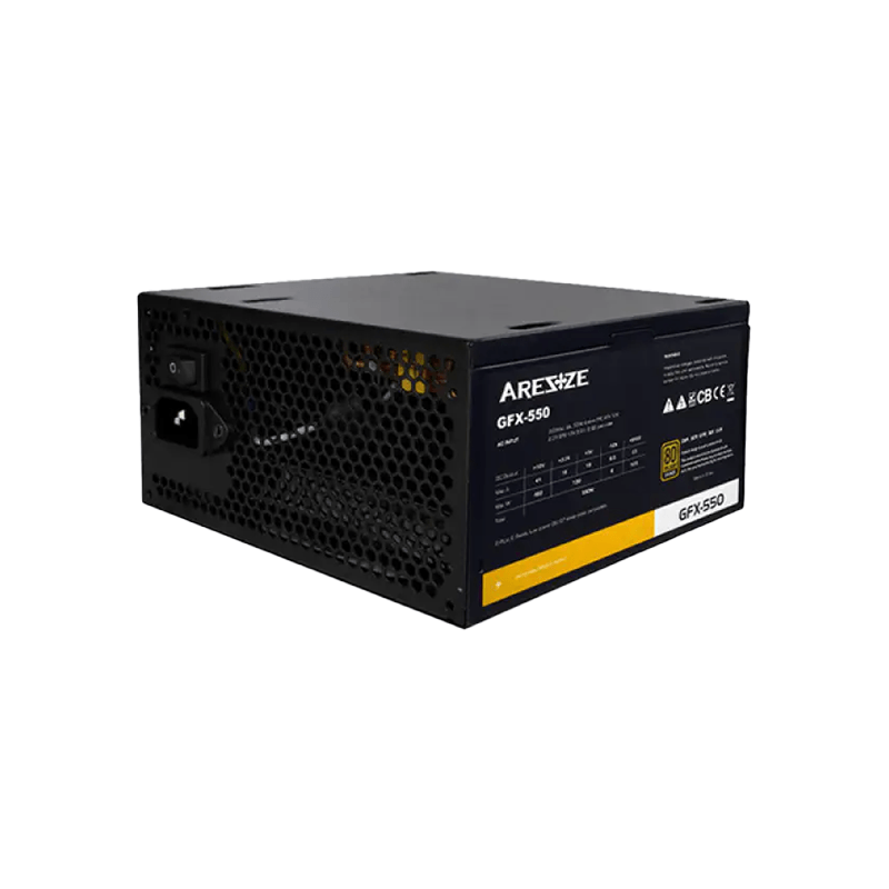 Aresze GFX-550 550W 80 Plus Bronze Power Supply