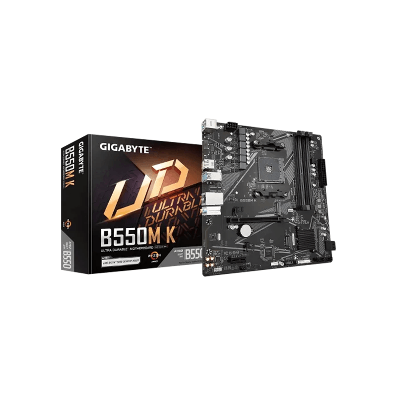 GIGABYTE B550M K AMD AM4 Micro ATX Motherboard
