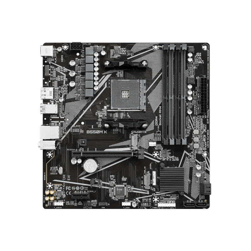 GIGABYTE B550M K AMD AM4 Micro ATX Motherboard