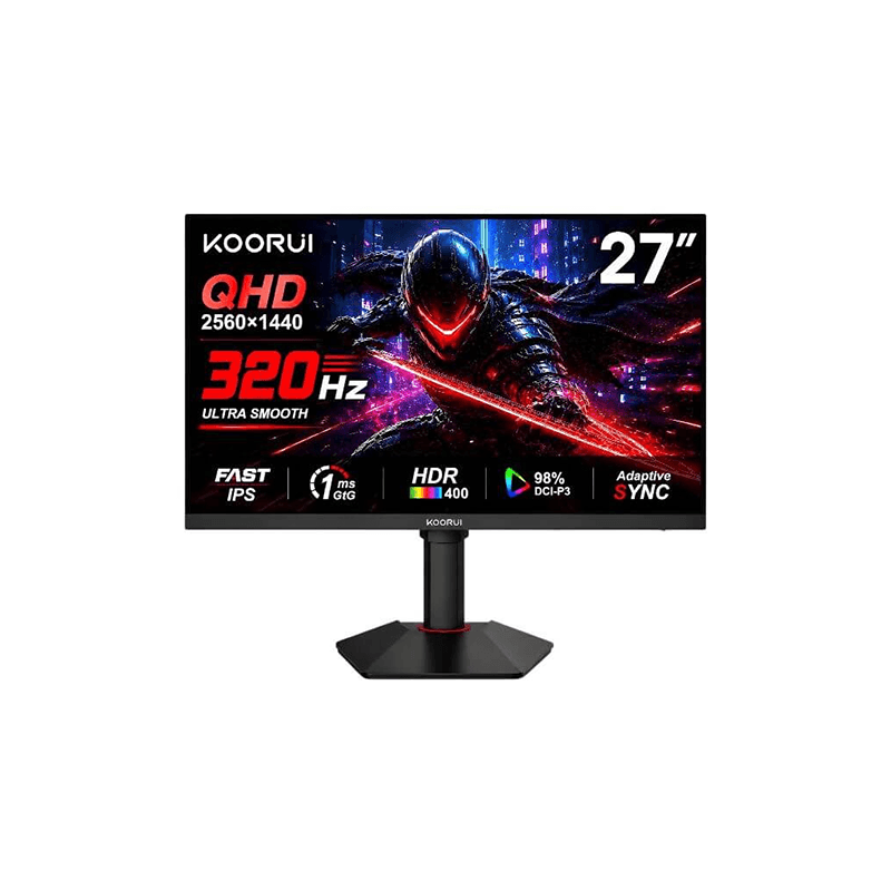 KOORUI G2721E 320Hz 27-inch 2K QHD IPS Gaming Monitor