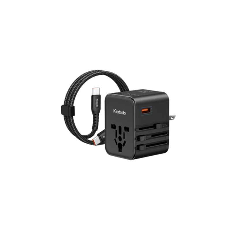 Mcdodo CP-3260 25W Universal Travel Adapter with USB-C to USB-C Cable - 1M