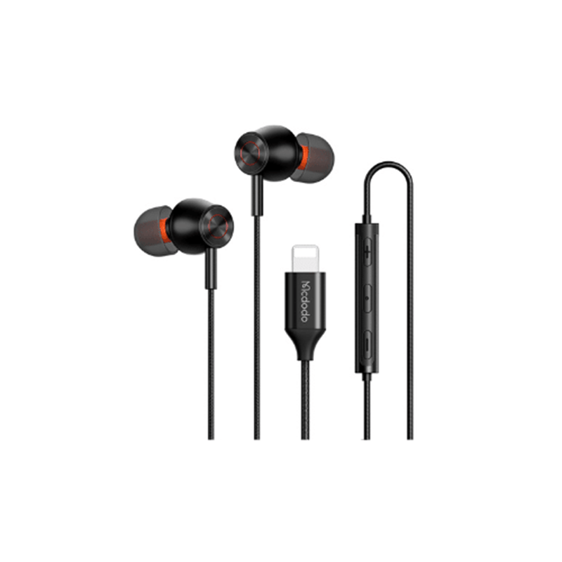Mcdodo HP-3480 Lightning Stereo Wired 1.2m Earphone