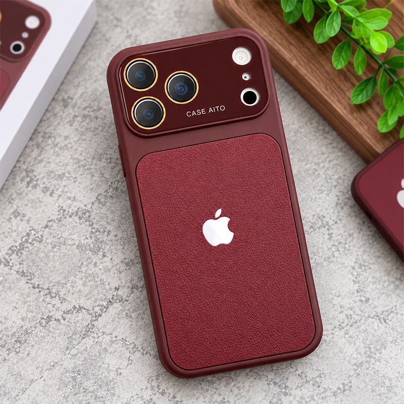 Premium Leather Textured Style Case for iPhone