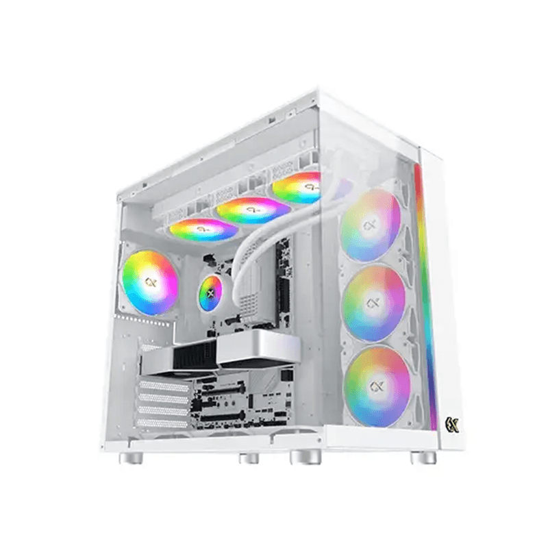 Xigmatek AQUA Ultra Arctic Mid Tower Gaming Casing