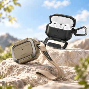Mageasy Axiz Aviation Phone Stand Protective Case for AirPods Pro 3