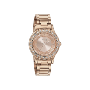 Sonata Blush It Up 8123WM03 Quartz Stainless Steel Strap Women’s Watch