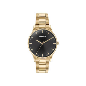 Sonata Quartz 77144YM03 Analog Stainless Steel Strap Men’s Watch