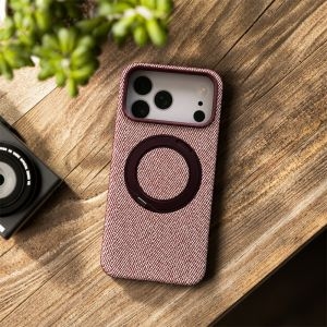 X-Level Magnetic Kickstand Textured Leather Case for iPhone 18 Series