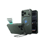 ESR Cyber Tough Case with Stash Stand for iPhone