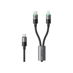 McDodo CA-6700 2-in-1 USB-C to USB-C & Lightning Fast Charging Cable