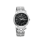 Sonata Wedding Quartz 77157SM01 Analog Day Date Stainless Steel Strap Men's Watch