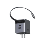 UGREEN Nexode X615 65824 GaN Fast Charger Adapter with Retractable Cable - 65W