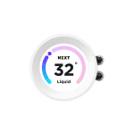 NZXT Kraken Elite 240 120mm RGB AIO Liquid CPU Cooler with Display