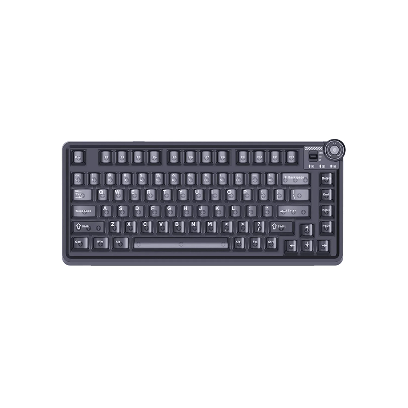 Rgb Color Code Panel LINGBAO MK75 Wireless RGB Mechanical Keyboard