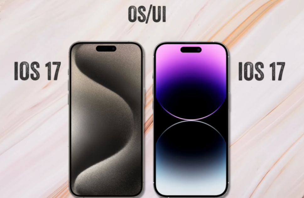 iPhone 14 Pro vs 15 Pro OS