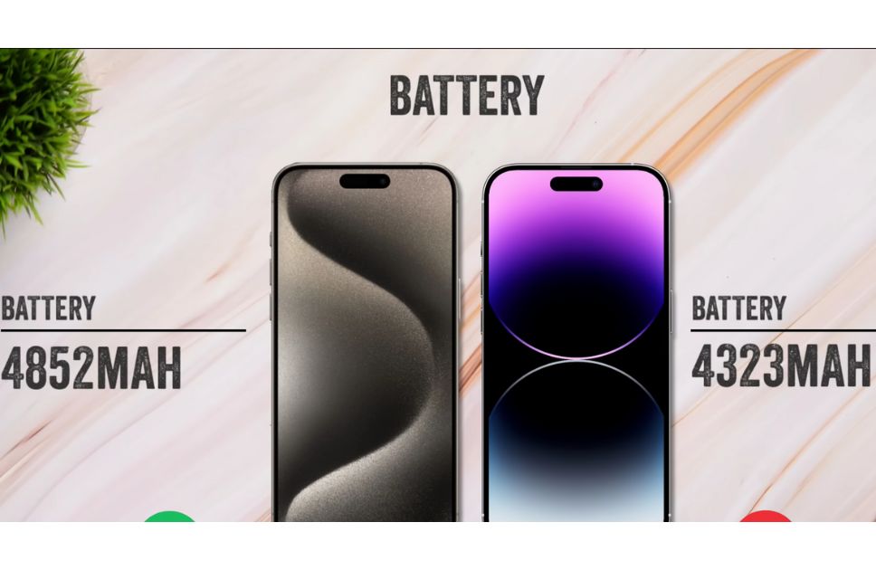 iPhone 15 Pro Max vs 14 Pro Max Battery