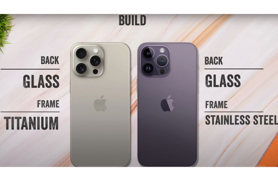 iPhone 15 Pro Max vs 14 Pro max Design