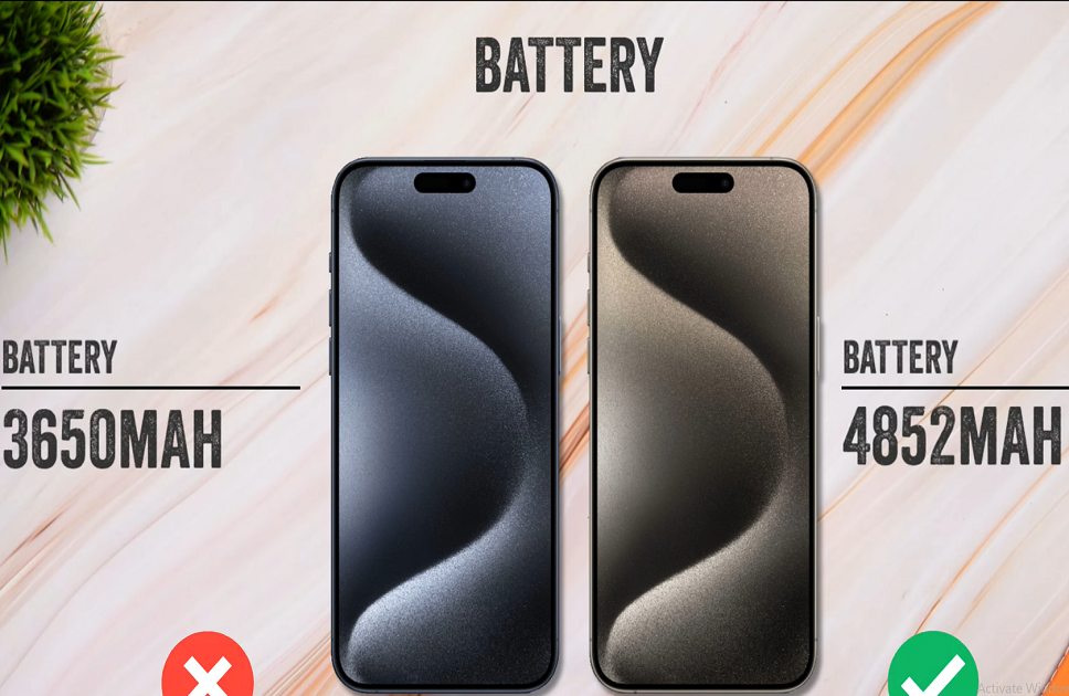 iPhone 15 Pro VS iPhone 15 Pro Max Battery Life