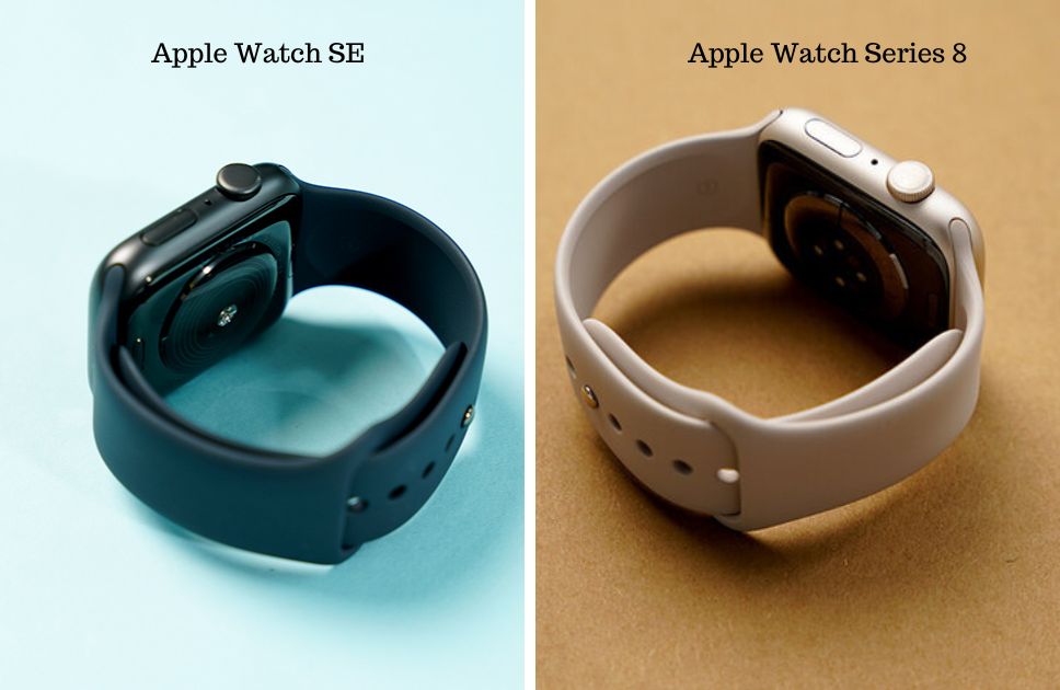 Apple Watch SE vs Apple Watch Series 8 battery life comparison