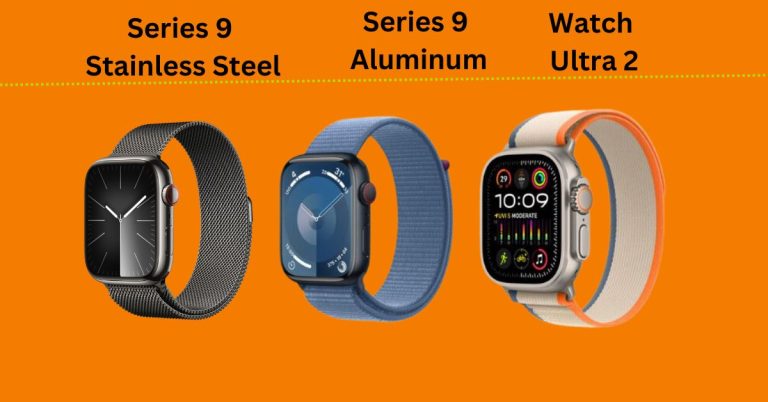 Apple Watch Ultra 2 vs. Series 9 Aluminum vs. Series 9 Stainless Steel