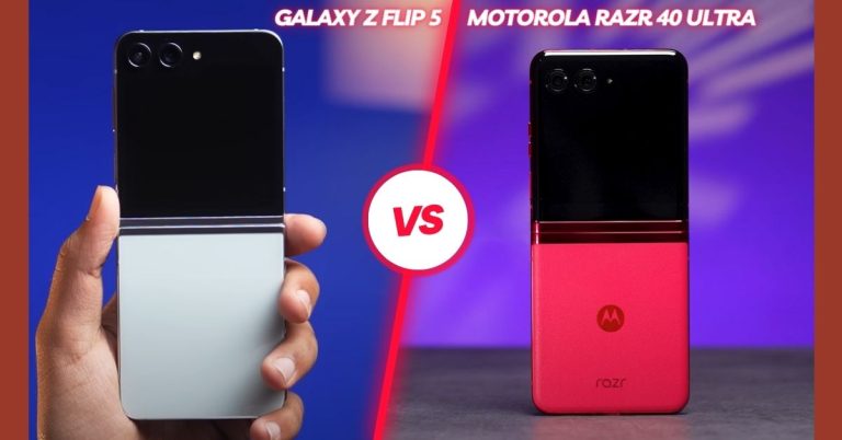 Galaxy z flip 5 vs Motorola razr 40 ultra