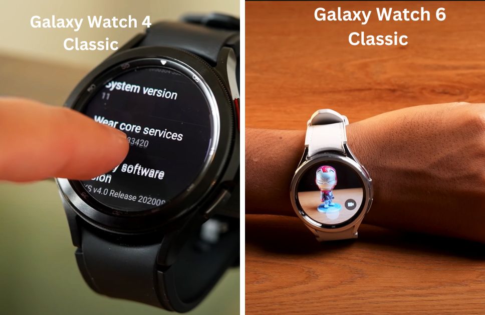 Galaxy Watch 4 Classic Classic VS Galaxy Watch 6 Classic OS & UI