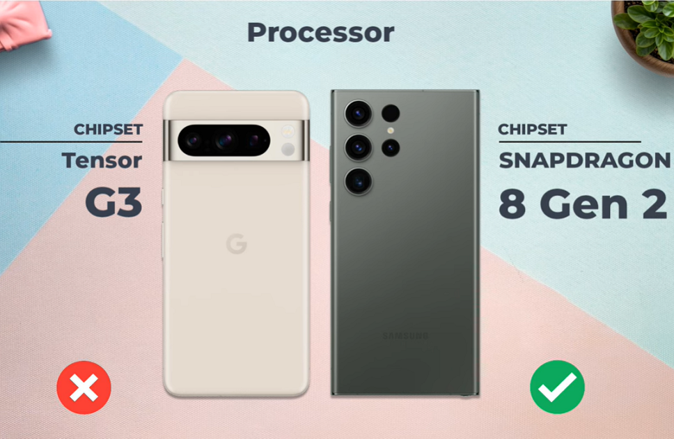 Pixel 8 Pro VS Galaxy S23 Ultra Performance
