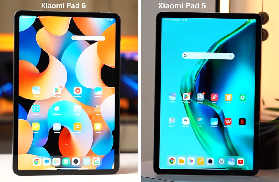 xiaomi Redmi pad SE vs Xiaomi Pad 6 comparison 