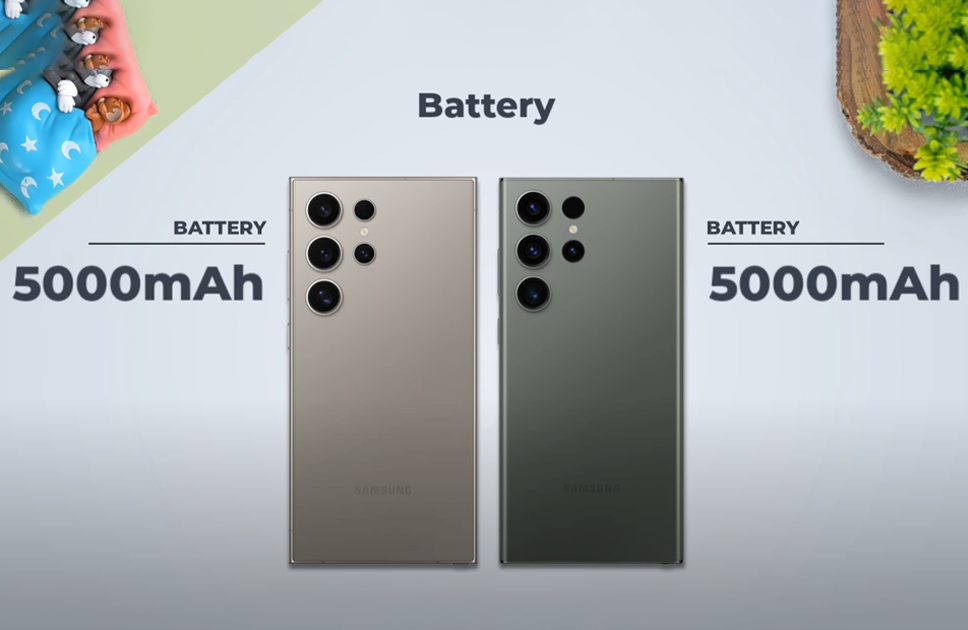 Samsung Galaxy S23 Ultra Vs Samsung Galaxy S24 Ultra Battery