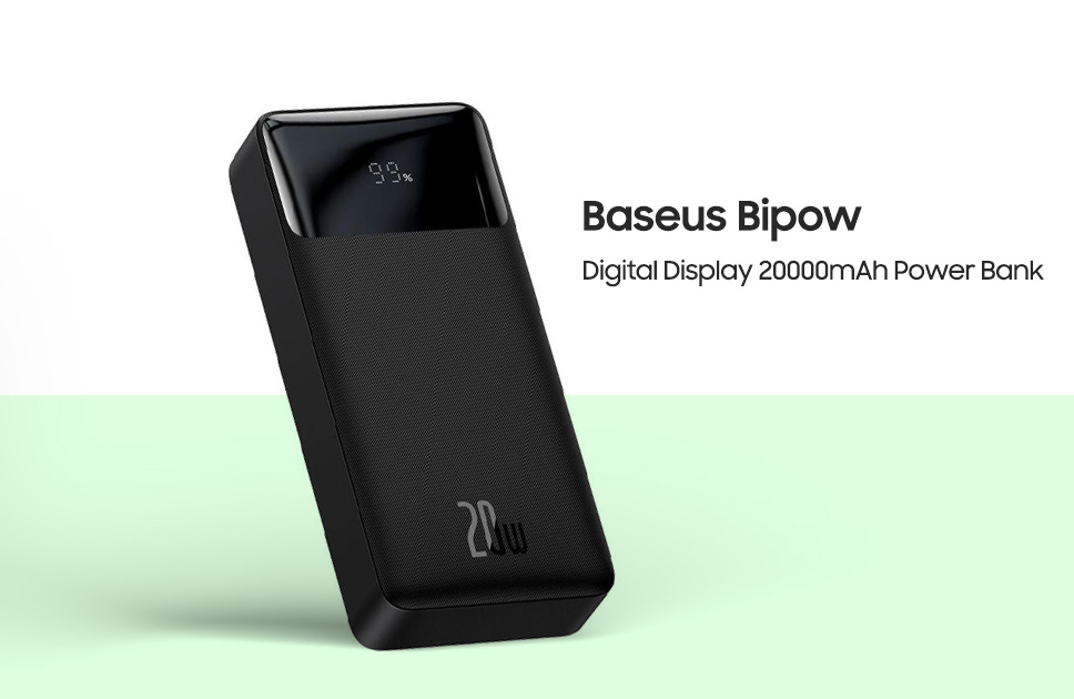 Baseus Bipow Digital Display 20000mAh Power Bank