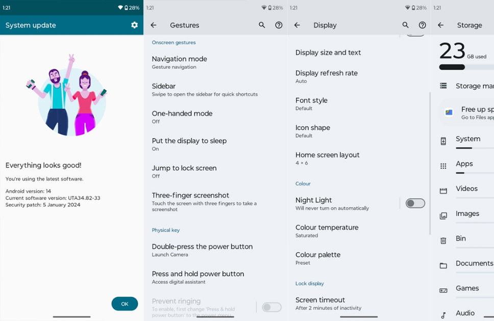 Motorola Moto G24 Power-Soft & UI
