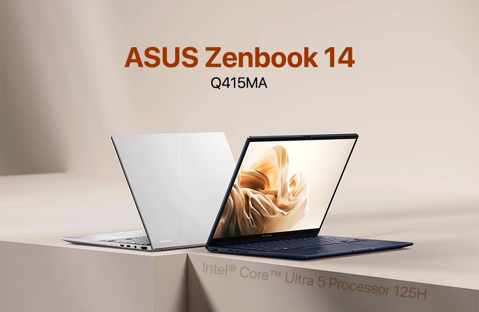 ASUS Zenbook 14 Q415MA 14th Gen Intel Core Ultra 5-125H Intel Arc Graphics 14" FHD Laptop