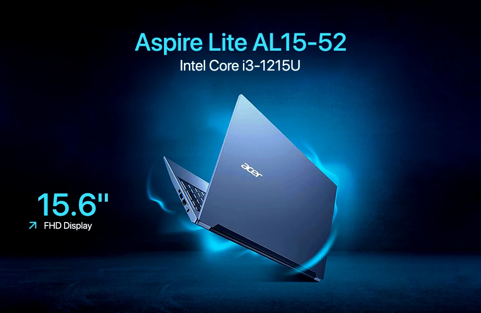 Acer Aspire Lite AL15-52 12th Gen Intel Core i5-1235U Intel UHD Graphics 15.6" FHD Laptop