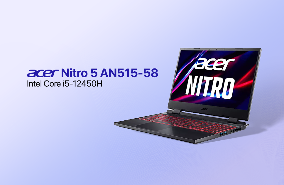 Acer Nitro 5 AN515-58 Intel Core i5-12450H NVIDIA GeForce RTX 2050 4GB Graphics 15.6" FHD Gaming Laptop