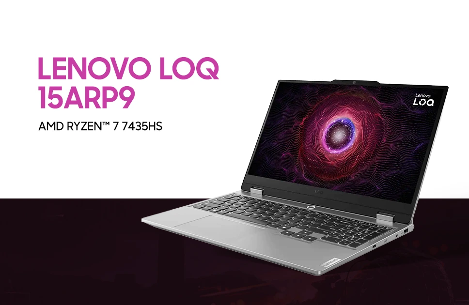 Lenovo LOQ 15ARP9 AMD Ryzen 7 7435HS NVIDIA GeForce RTX 4050 With 6GB Graphics 15.6" Gaming Laptop
