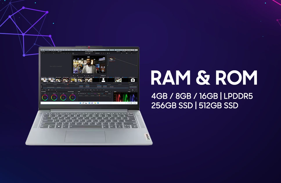 Ram & Rom of lenovo Ideapad Slim 3