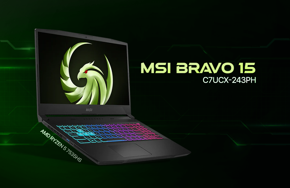 MSI BRAVO 15 C7UCX-243PH
